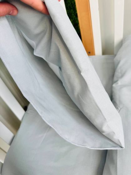 ❤ Змінна дитяча постіль, підковдра 110см на 90см. Принт - Сірий однотон (#56653433) ✓ Anna Konvert 2