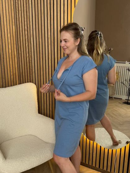 ❤ Сорочка на пологи бавовняна. Колір - Синій. Розмір - 58-60 (#85083304) ✓ Anna Konvert 2