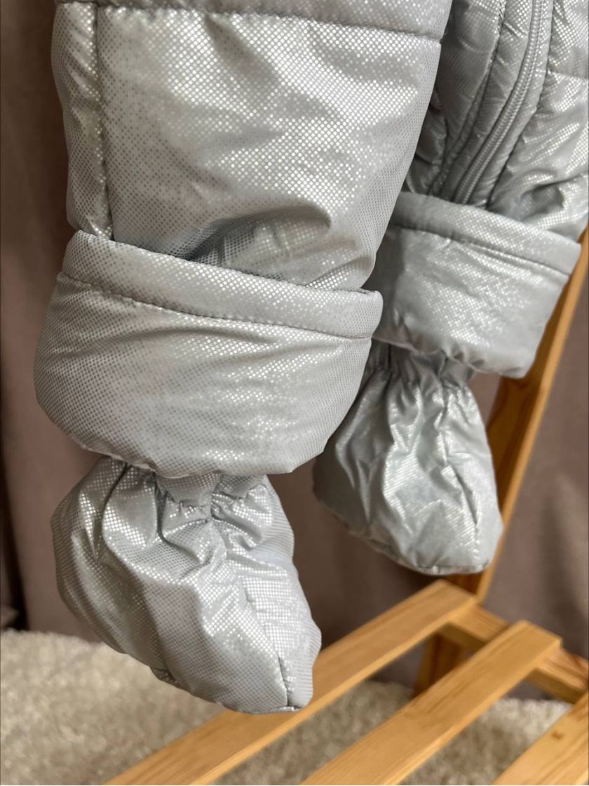 ❤ Комбез цільник демісезонний. Колір - Серебристий. Розмір - 74 (#43637252) ✓ Anna Konvert