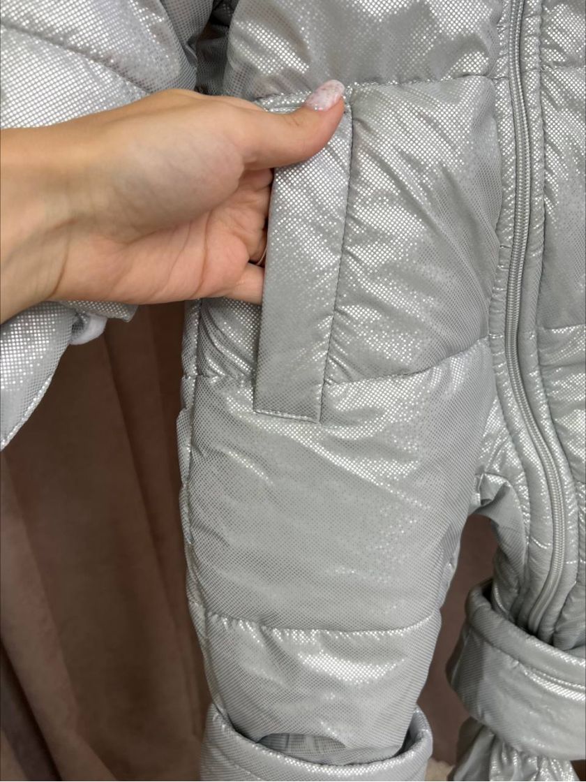 ❤ Комбез цільник демісезонний. Колір - Серебристий. Розмір - 74 (#43637252) ✓ Anna Konvert