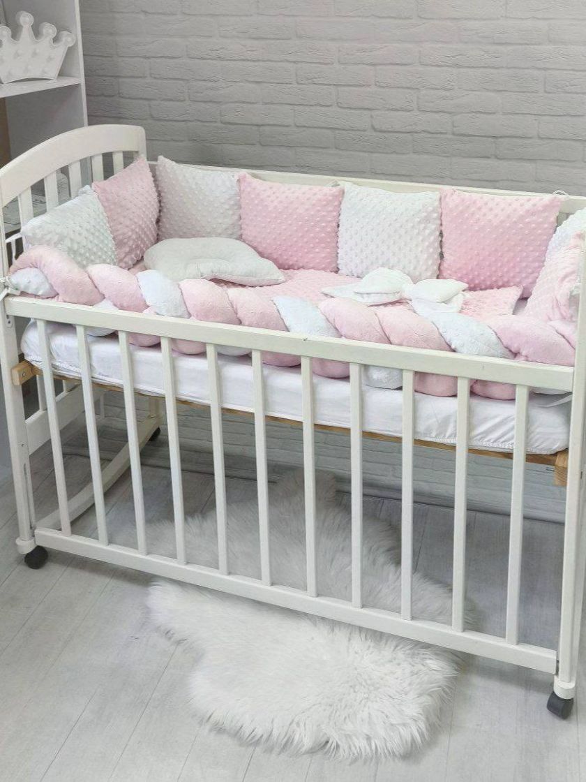 ❤ Набір у ліжко Мінкі плюш квадрат Elliz. Колір - Рожевий (#28305425) ✓ Anna Konvert