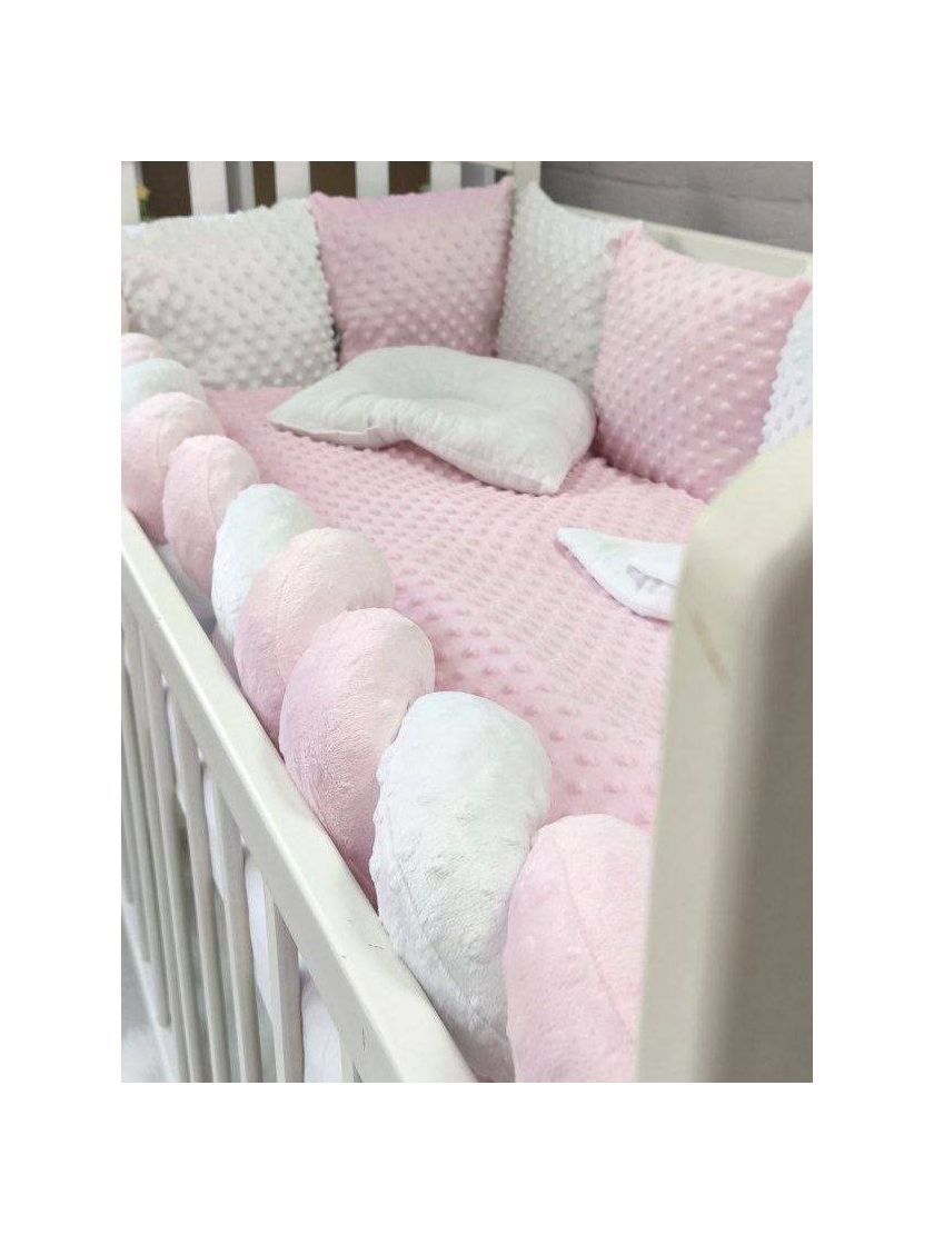 ❤ Набір у ліжко Мінкі плюш квадрат Elliz. Колір - Рожевий (#28305425) ✓ Anna Konvert