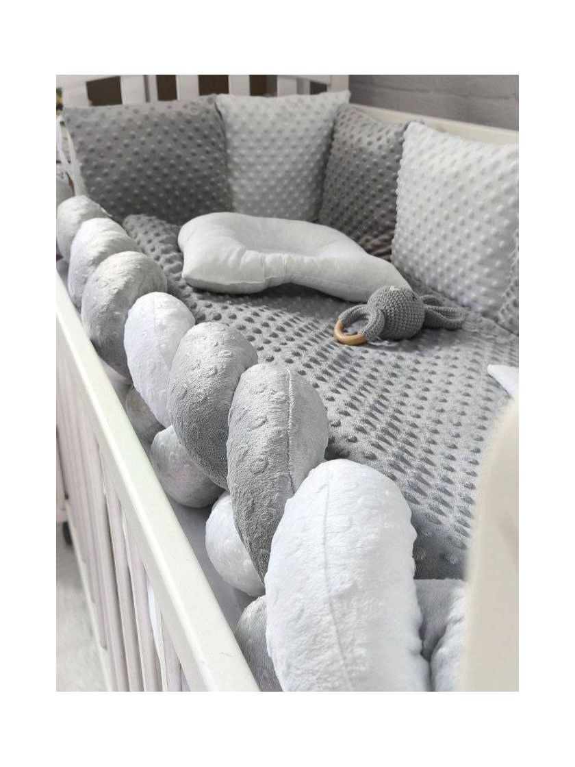 ❤ Набір у ліжко Мінкі плюш квадрат Elliz. Колір - Сірий (#57196029) ✓ Anna Konvert