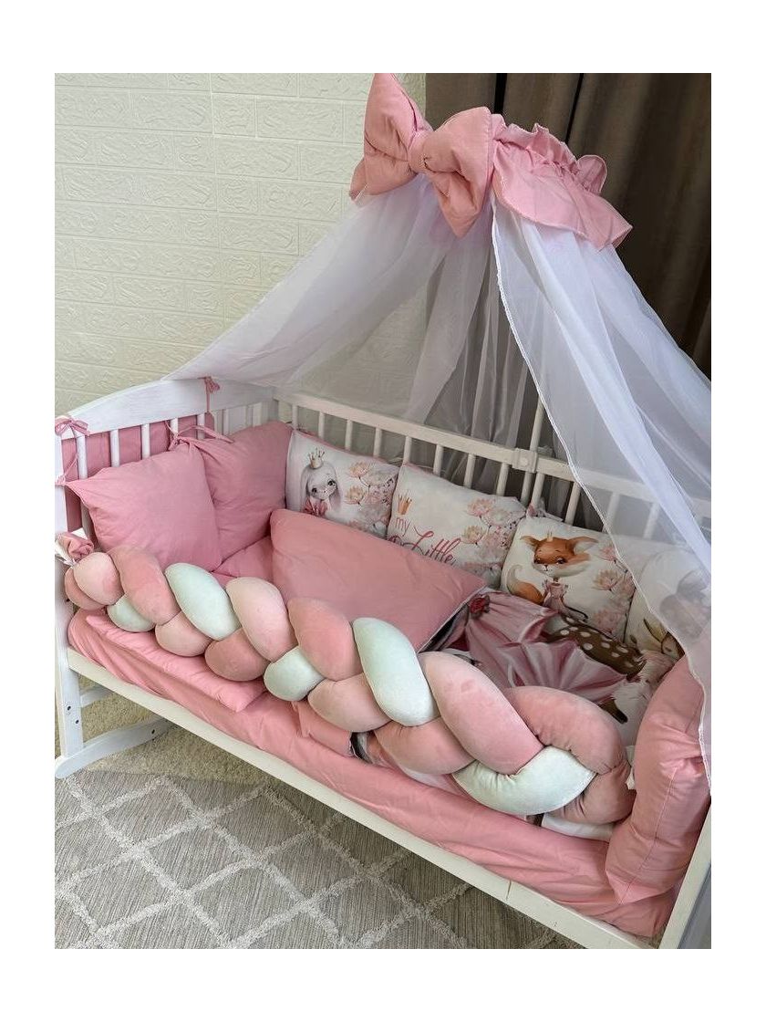 ❤ Набір принт коса з органайзером. Колір - Лисиця з оленем (#90857490) ✓ Anna Konvert