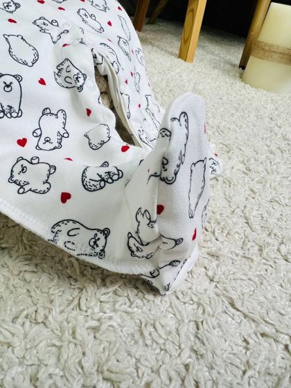 ❤ Чоловічок байка. Колір - Ведмідь з серцями, контур. Розмір - 62-68 (#47150759) ✓ Anna Konvert 2