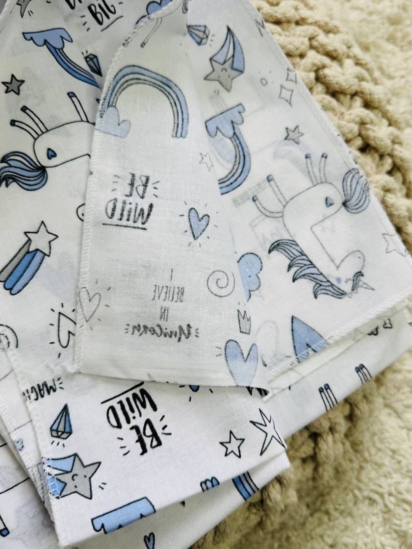 ❤ Пелюшки бавовняні. Принт - Блакитні малюнки (#92967331) ✓ Anna Konvert