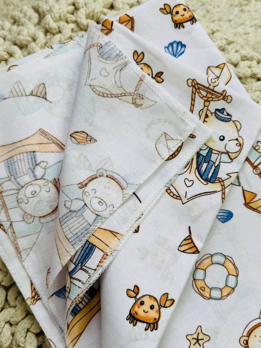 ❤ Пелюшки бавовняні. Принт - Ведмедики моряки (#47797914) ✓ Anna Konvert