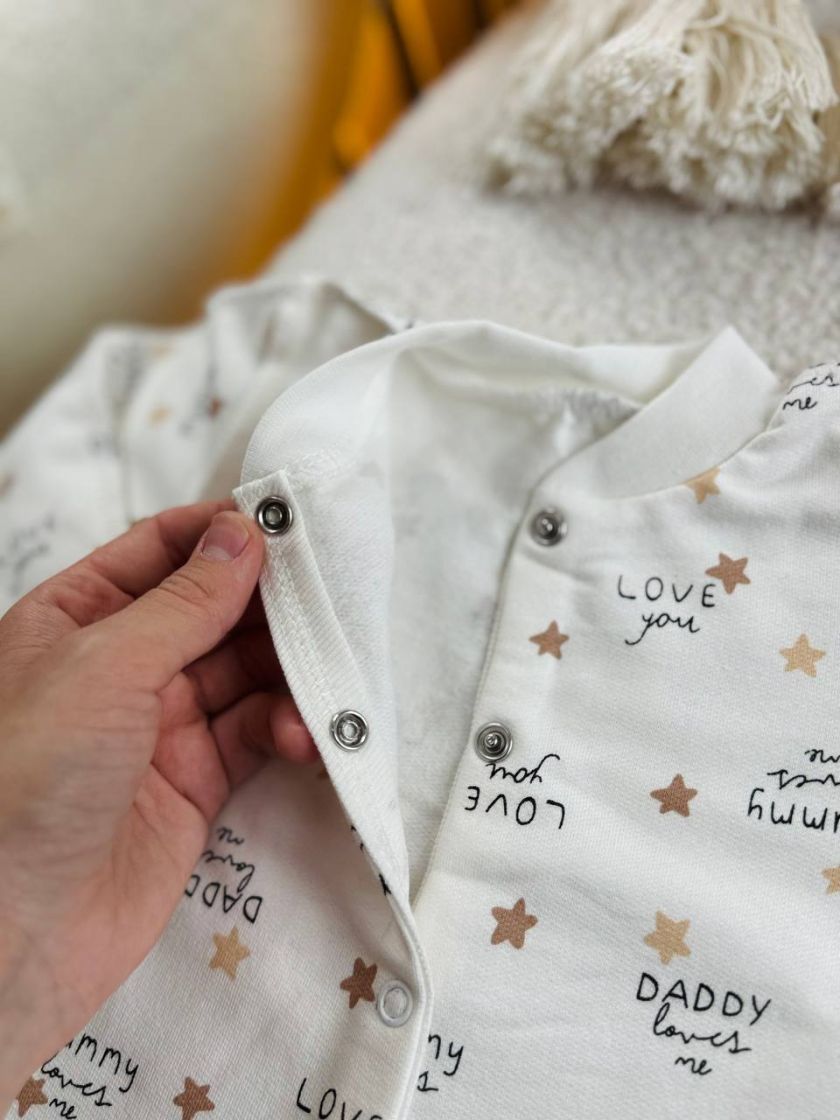 ❤ Чоловічок байка. Колір - Daddy love it is me. Розмір - 56-62см (#86662298) ✓ Anna Konvert