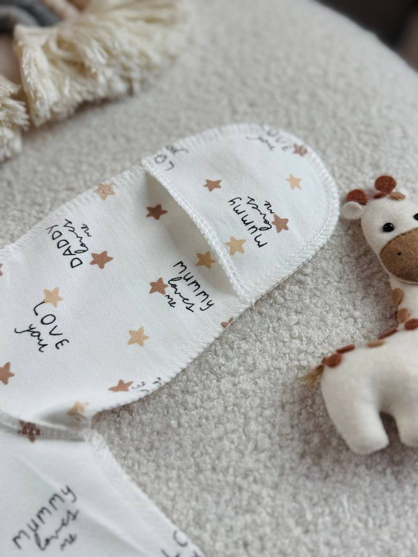 ❤ Комплект 2ка з боді, байка, Ромашка 56-62см. Принт - Daddy love it is me. Розмір - 56-62 (#1487110) ✓ Anna Konvert