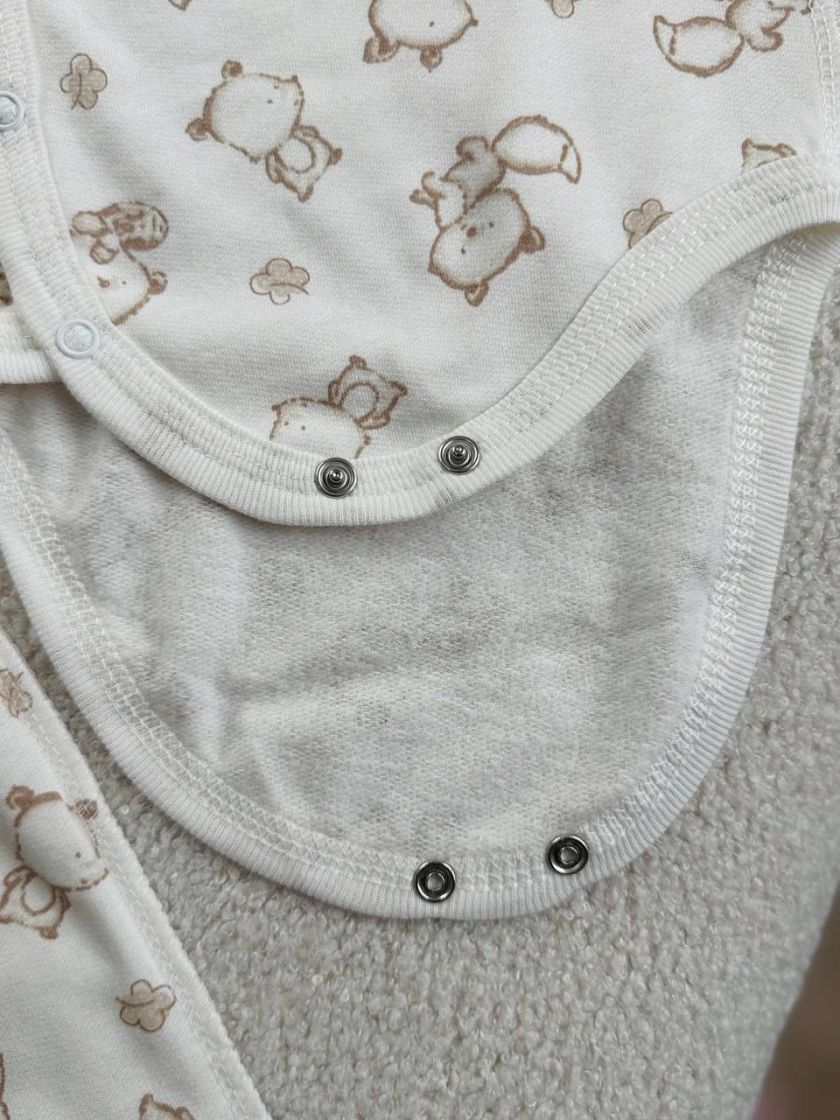 ❤ Комплект 2ка з боді, байка, Ромашка 56-62см. Принт - Лисичка бежева. Розмір - 56-62 (#11365572) ✓ Anna Konvert