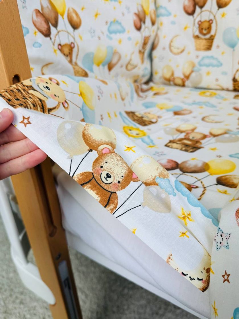 ❤ Набір у ліжко 9в1 суцільні. Принт - Ведмедик на кулі (#16178637) ✓ Anna Konvert