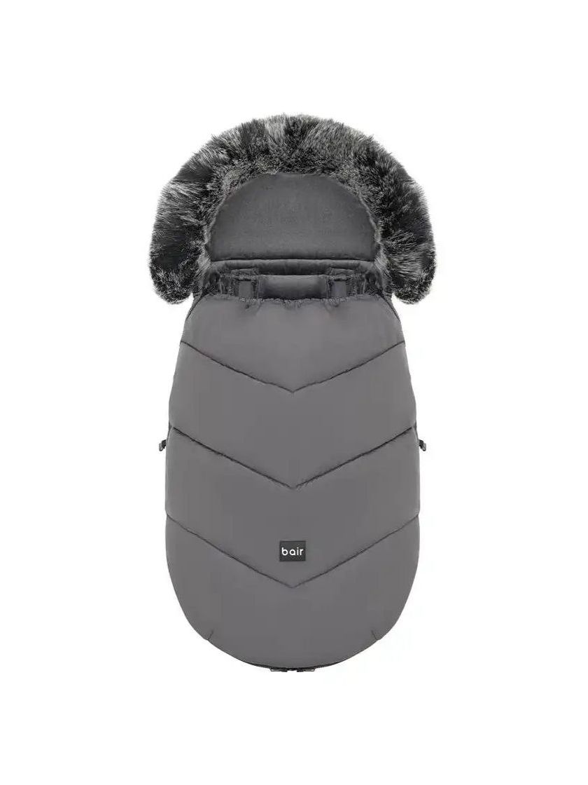 ❤ Зимовий конверт у візочок Bair Iceberg від 0 до 3 років. Колір - Smoke graphite (#6342616) ✓ Anna Konvert