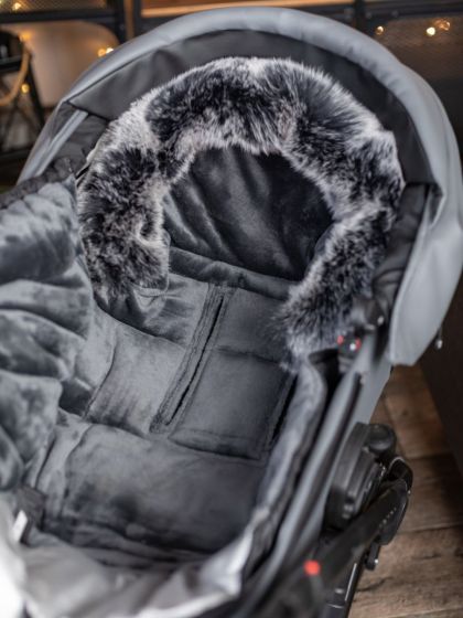 ❤ Зимовий конверт у візочок Bair Iceberg від 0 до 3 років. Колір - Black noire (#34596855) ✓ Anna Konvert 2