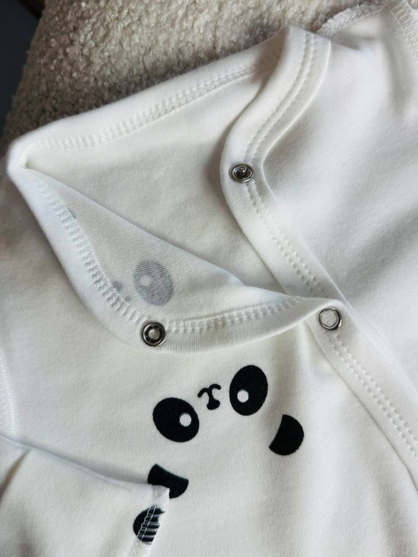 ❤ Чоловічок з шапочкою "Метелик", байка, 62р. БО. Принт - Панди контур. Розмір - 62 (#41182322) ✓ Anna Konvert