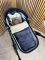 ❤ Зимовий конверт у прогулянковий візочок, люльку, з бахілами Mini ForKids, 70% вовни, Сірий, 0-2 років (#0391) ✓ Anna Konvert