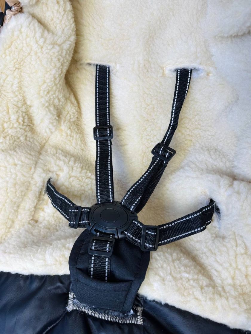 ❤ Зимовий конверт у прогулянковий візочок, люльку, з бахілами Mini ForKids, 70% вовни, Сірий, 0-2 років (#0391) ✓ Anna Konvert