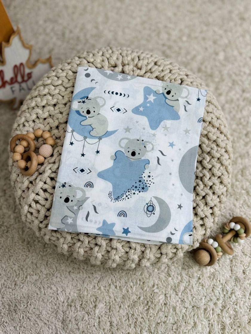 ❤ Пелюшки бавовняні. Принт - Коала сіра обіймає місяць, зірку (#36877031) ✓ Anna Konvert