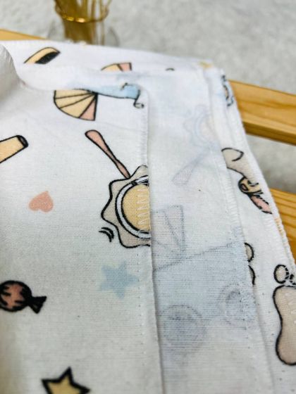 ❤ Пелюшки байкові 90*105см. Принт - Брязкальця, візочок на молочному (#10167968) ✓ Anna Konvert 2