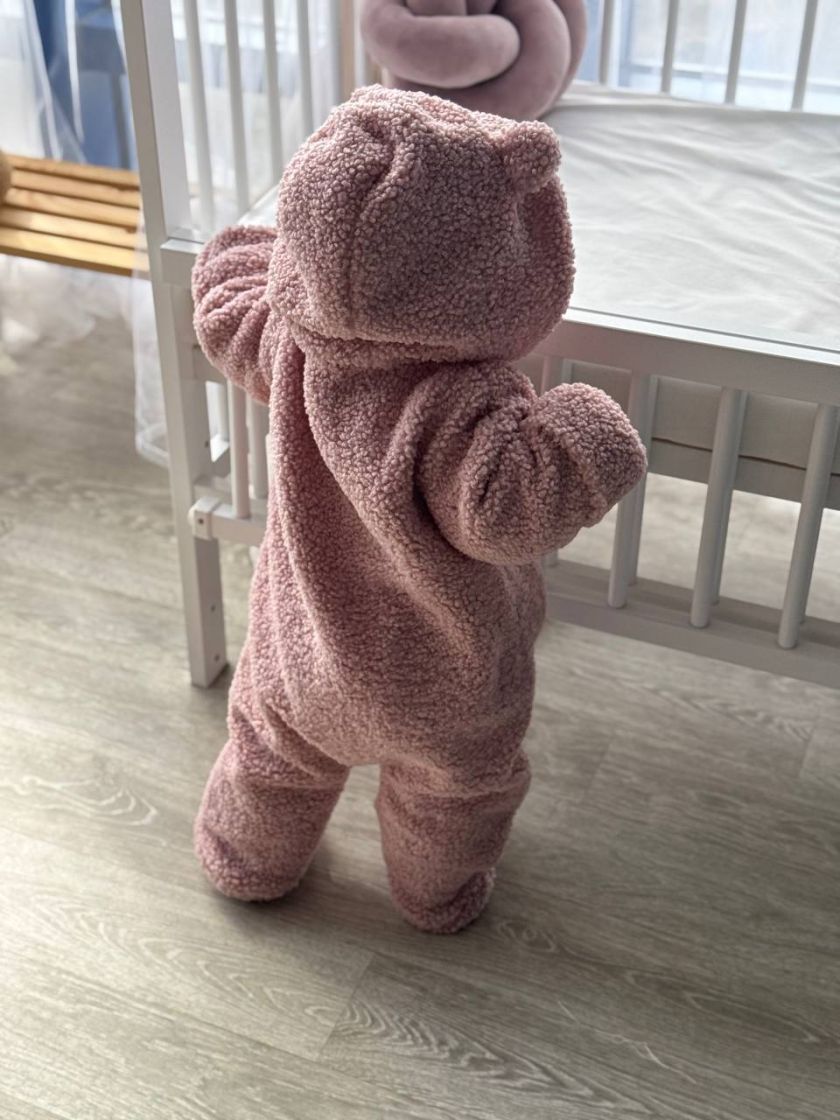 ❤ Комбінезон зима "Тедді". Колір - Рожевий. Розмір - 74 (#931898) ✓ Anna Konvert