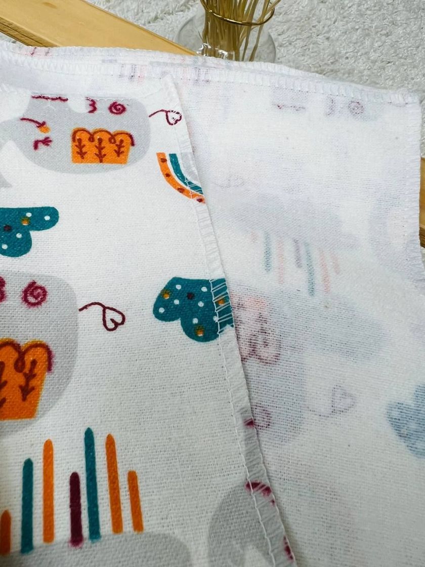 ❤ Пелюшки байкові 90*105см. Принт - Слони з веселками (#81310954) ✓ Anna Konvert