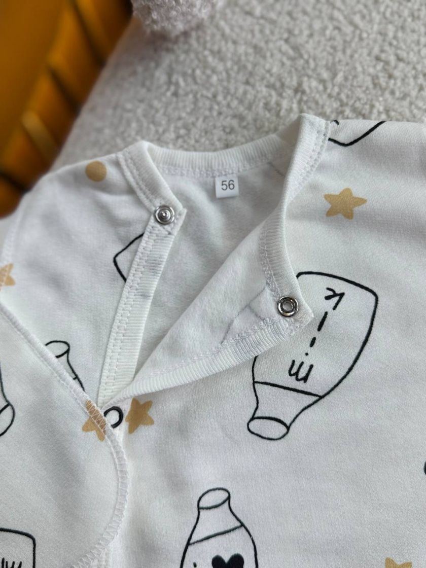 ❤ Чоловічок з шапочкою байка, 56-62см. Принт - Пляшечка Milk с зірками (#50514440) ✓ Anna Konvert