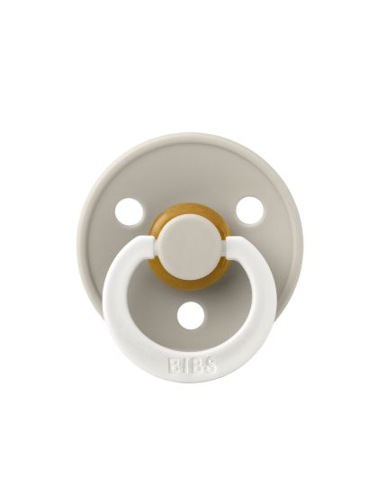 ❤ Соска пустушка BIBS, вушко світиться в темряві, Pacifier Colour Latex. Колір - Sand GLOW. Розмір - 6-18 (#5713795266623) ✓ Ann