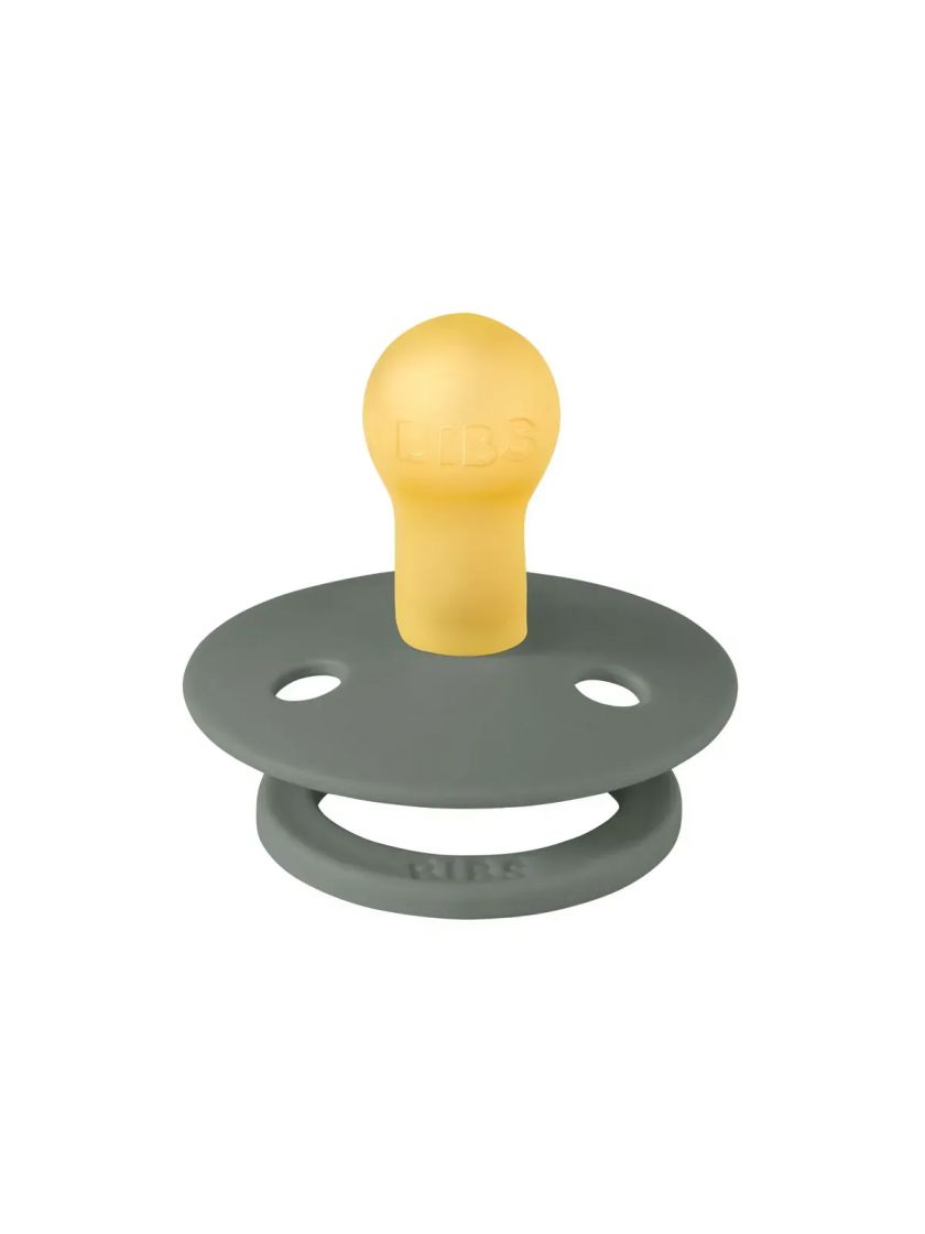 ❤ Соска пустушка BIBS Colour Latex Round (кругла). Колір - Pine. Розмір - 6-18 міс (#74292467) ✓ Anna Konvert