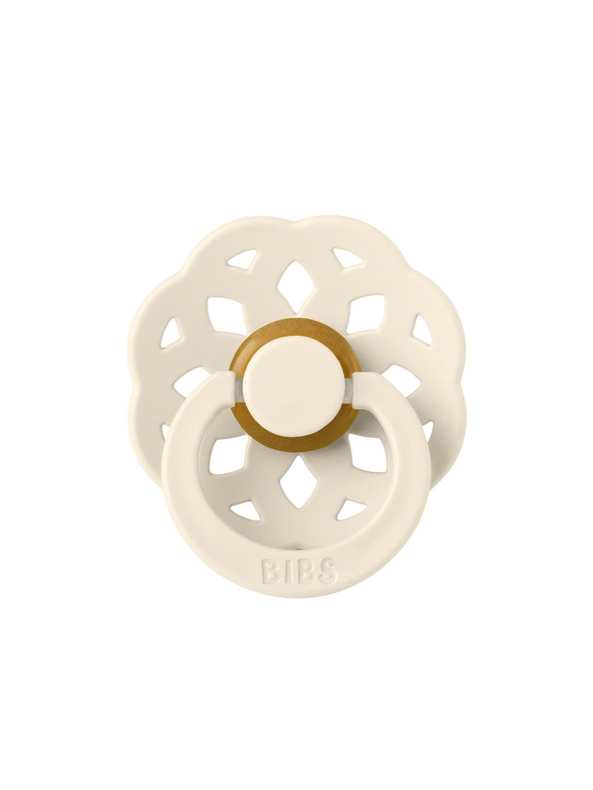 ❤ Соска пустушка BIBS Pacifier Boheme Latex Size 1, 0-6 міс. Колір - Ivory (#210216) ✓ Anna Konvert