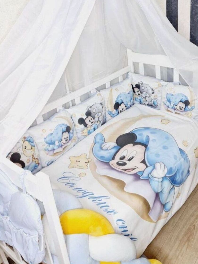 ❤ Набір преміум Бонна. Колір - Міккі блакитний "Солодких снів" (#74936040) ✓ Anna Konvert