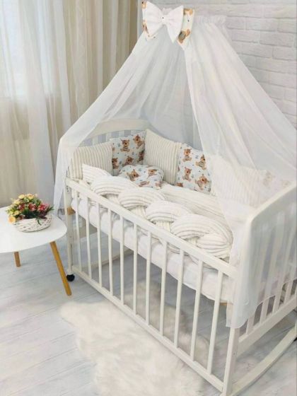 ❤ Набір коса Шиншила Elliz. Колір - Молочний з Тедді (#81534862) ✓ Anna Konvert