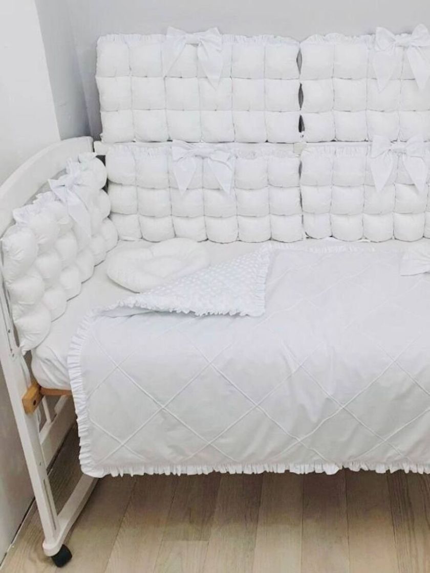 ❤ Набір з суцільними бортиками "Бомбон". Колір - Білі бомбони (#23512171) ✓ Anna Konvert