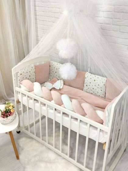 ❤ Набір велюровий з шатром Elliz. Принт - Пудровий (#9646986) ✓ Anna Konvert