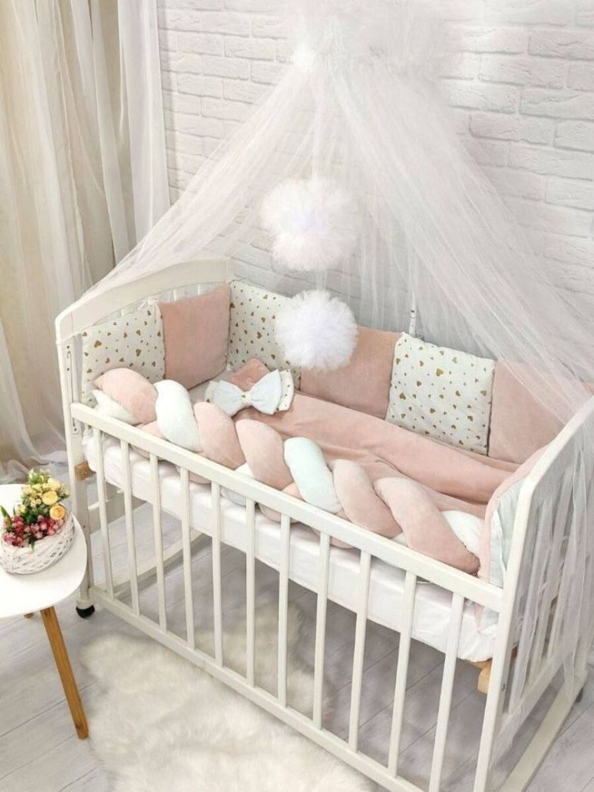 ❤ Набір велюровий з шатром Elliz. Принт - Пудровий (#9646986) ✓ Anna Konvert