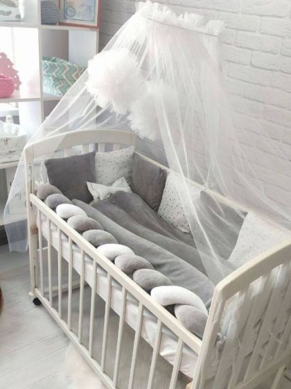 ❤ Набір велюровий з шатром Elliz. Принт - Сірий (#96520061) ✓ Anna Konvert