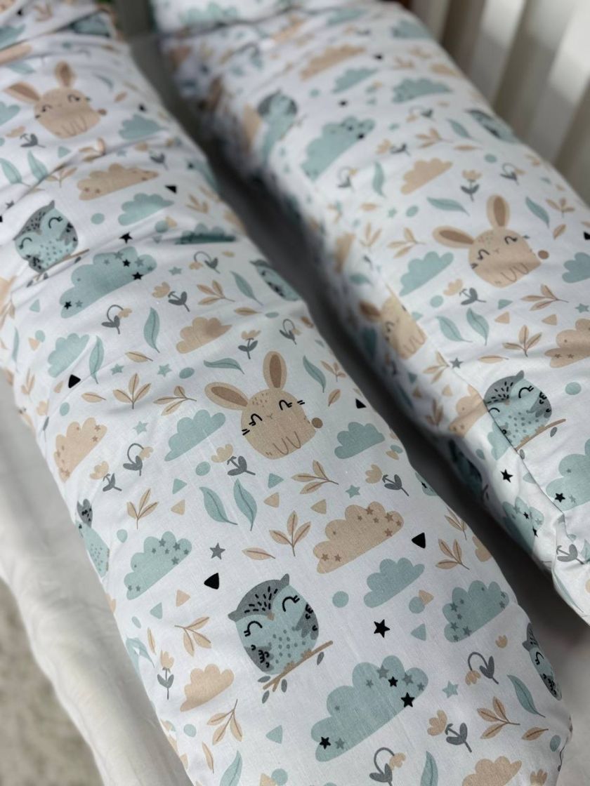 ❤ Подушка для вагітних. Принт - Совенята, зайці бежеві (#32623492) ✓ Anna Konvert