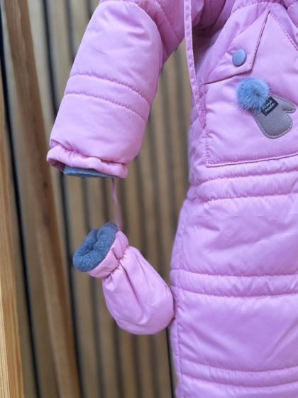 ❤ Комбінезон зимовий "Рукавичка". Колір - Рожевий. Розмір - 92 (#12324337) ✓ Anna Konvert 2
