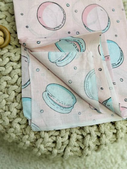 ❤ Пелюшки бавовняні. Принт - Макарун рожеві (#92010784) ✓ Anna Konvert 2