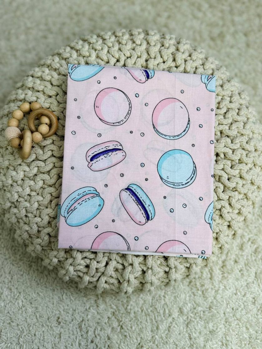 ❤ Пелюшки бавовняні. Принт - Макарун рожеві (#92010784) ✓ Anna Konvert