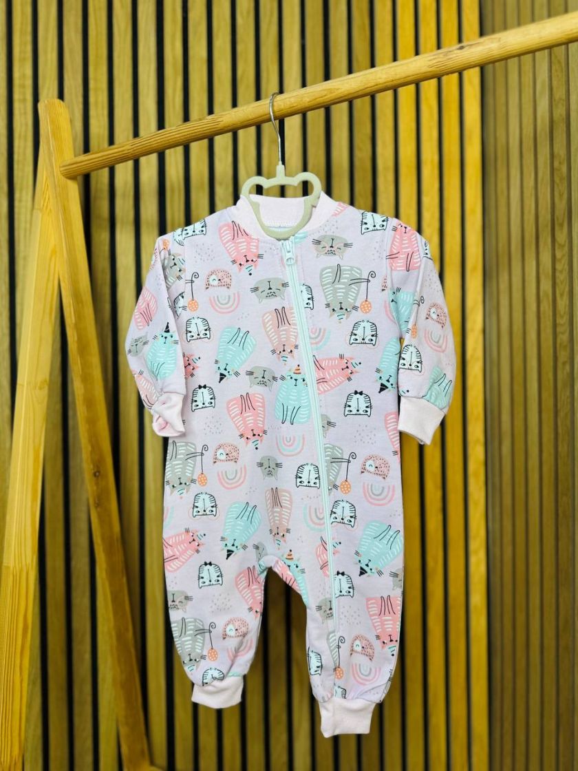 ❤ Чоловічок з блискавкою на байці "Smile". Колір - Киці рожеві. Розмір - 68 (#58816388) ✓ Anna Konvert