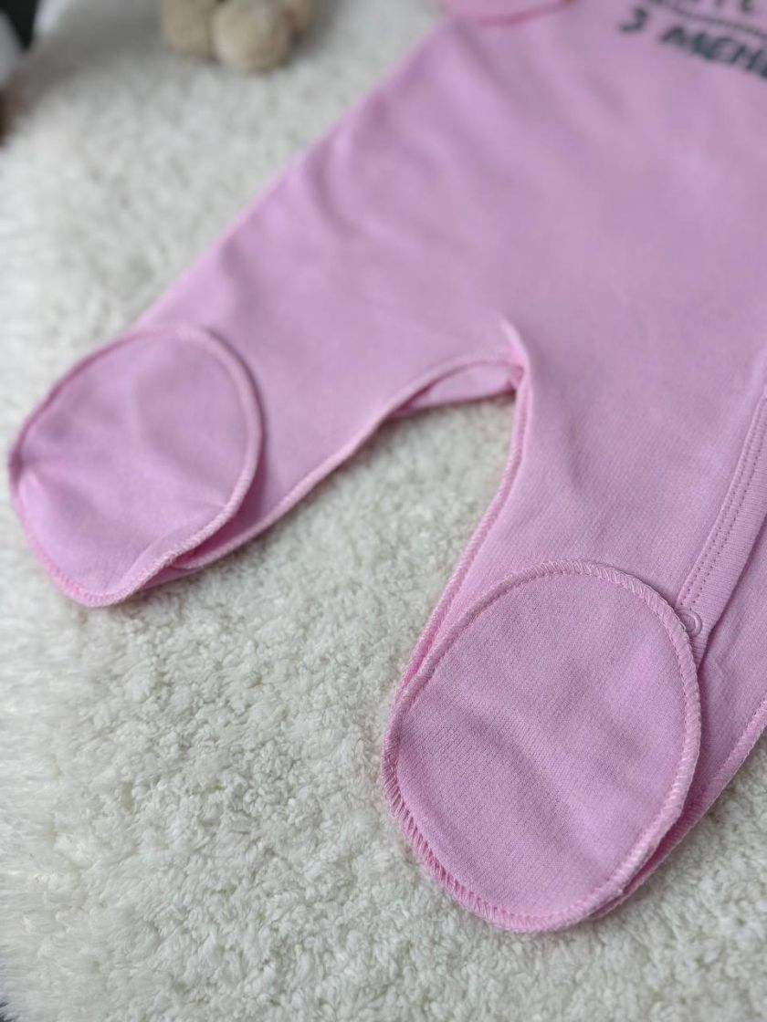 ❤ Чоловічок з шапочкою байка, 56-62см. Принт - Рожевий щастя починається (#68060185) ✓ Anna Konvert