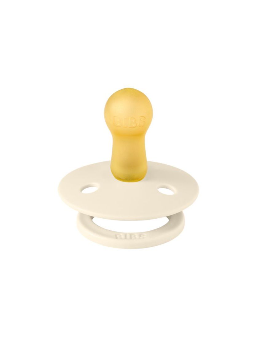 ❤ Соска пустушка BIBS Colour Latex Round (кругла). Колір - Ivory Plum. Розмір - 6-18 міс (#5713795272556) ✓ Anna Konvert