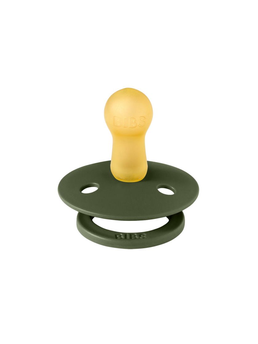 ❤ Соска пустушка BIBS Colour Latex Round (кругла). Колір - Hunter Green Sage. Розмір - 0-6 міс (#5713795271559) ✓ Anna Konvert