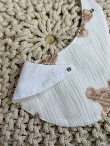 ❤ Слюнявчик, нагрудник мусліновий, непромакаючий. Принт - Ведмеді сидячі акварельні (#56177590) ✓ Anna Konvert 2