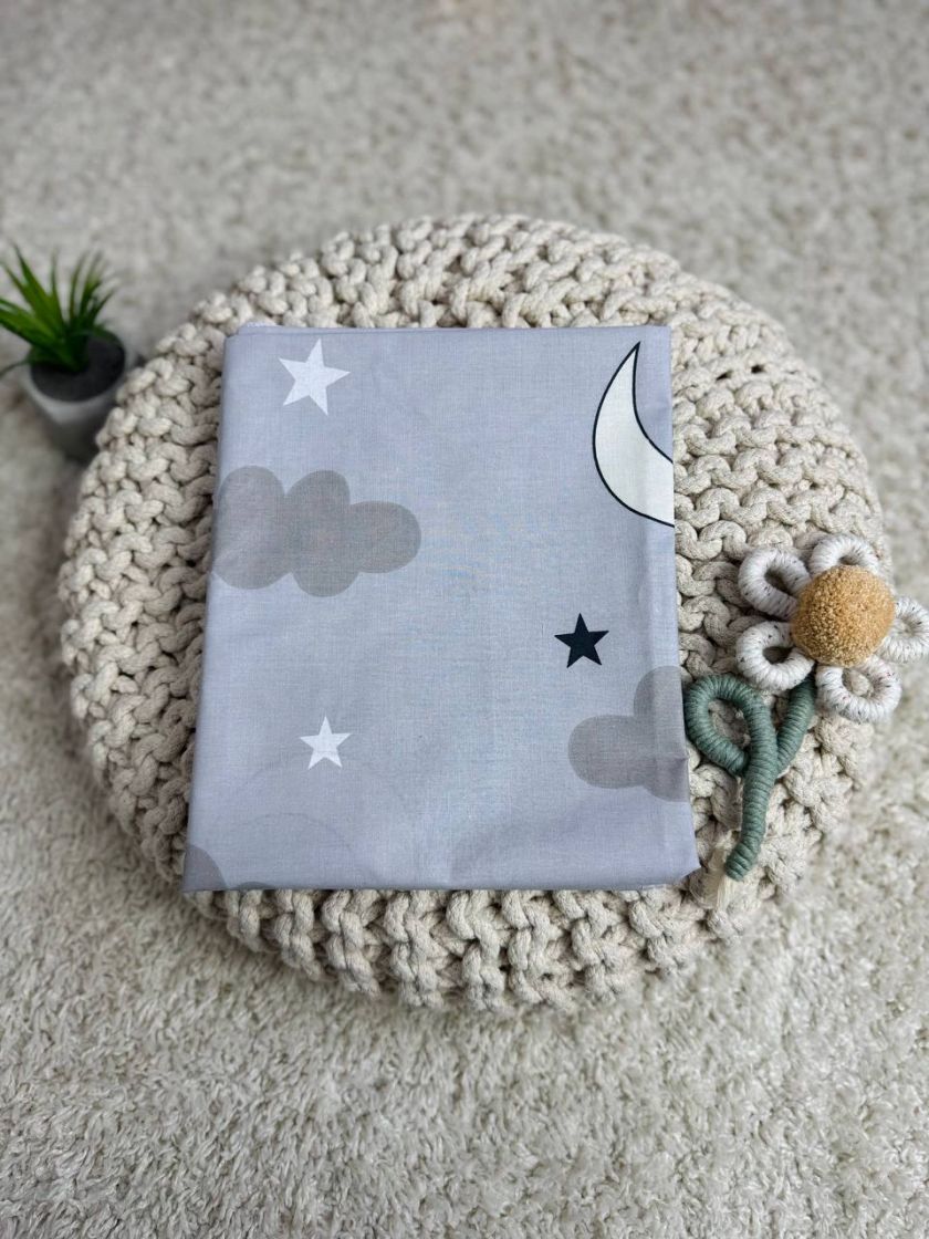 ❤ Пелюшки Ситцеві 85 см на 105 см. Принт - Хмаринки на сірому (#1237753) ✓ Anna Konvert