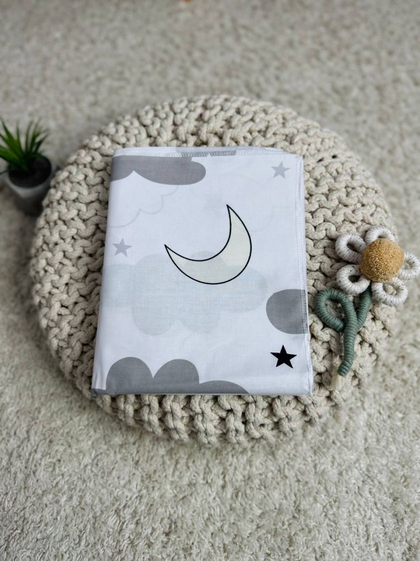 ❤ Пелюшки Ситцеві 85 см на 105 см. Принт - Хмаринки на білому (#70431751) ✓ Anna Konvert