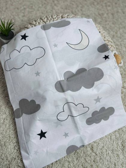 ❤ Пелюшки Ситцеві 85 см на 105 см. Принт - Хмаринки на білому (#70431751) ✓ Anna Konvert 2