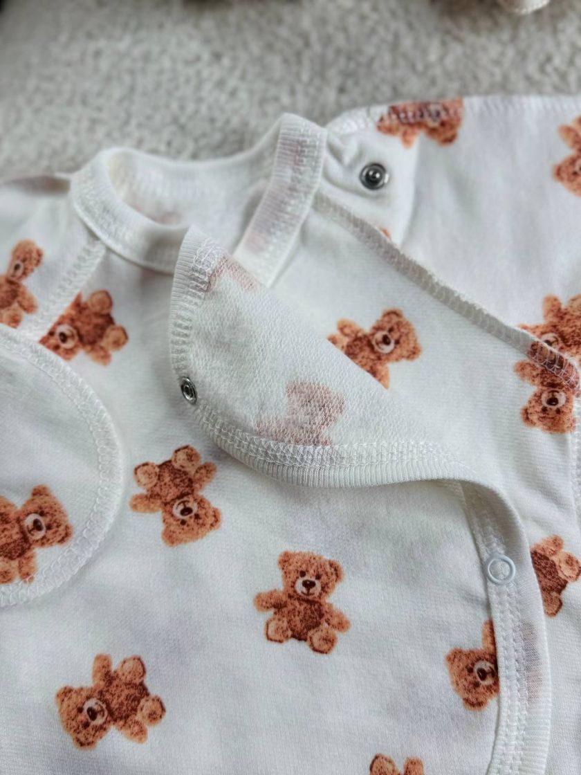 ❤ Комплект 3ка з сорочкою байка, Ромашка. Колір - Ведмідь Тедді малі. Розмір - 56-62 (#11078407) ✓ Anna Konvert