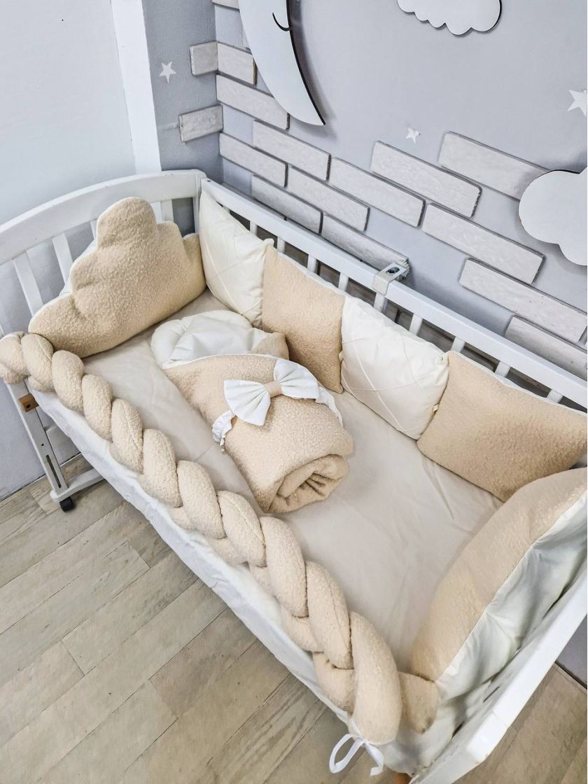 ❤ Набір у ліжко з косою, Барашек. Колір - Бежевий (#98969350) ✓ Anna Konvert
