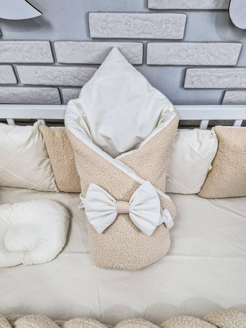 ❤ Набір у ліжко з косою, Барашек. Колір - Бежевий (#98969350) ✓ Anna Konvert