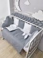 ❤ Набір у ліжко з косою, Барашек. Колір - Сірий (#85456131) ✓ Anna Konvert